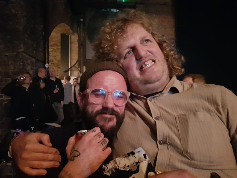 Big Jeff Johns and Joe Talbot from IDLES