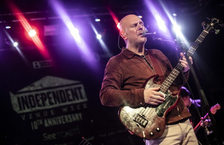 Philip Selway at Georgian Theatre, Stockton in 2023 [Victoria Wai]
